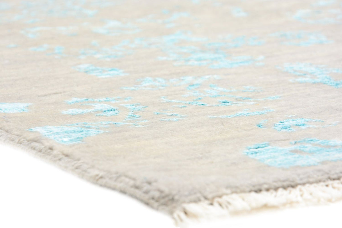Designer Rug square  - 308 x 303 cm - light blue