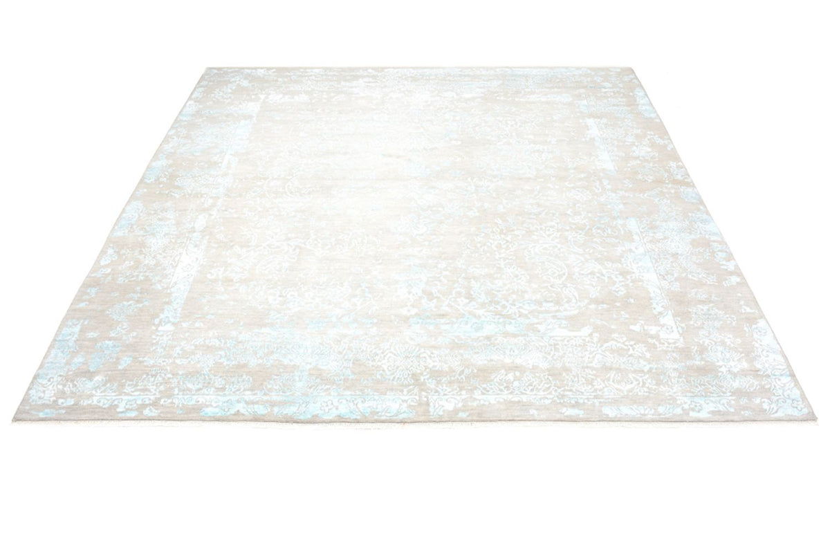 Designer Rug square  - 308 x 303 cm - light blue
