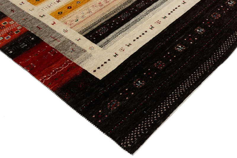 Gabbeh Rug - Loribaft Indus - 240 x 166 cm - multicolored