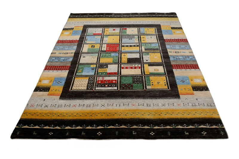 Gabbeh Rug - Loribaft Indus - 239 x 173 cm - multicolored