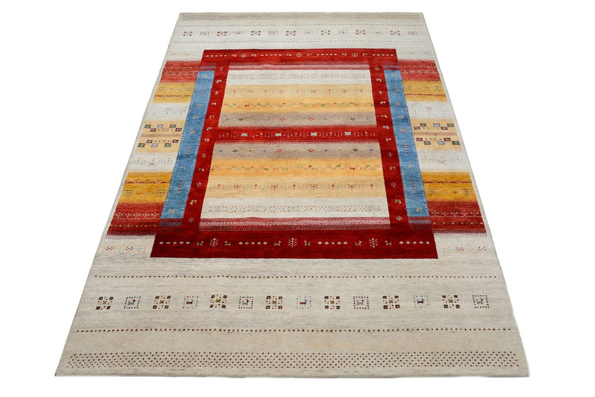Gabbeh Rug - Loribaft Indus - 298 x 207 cm - multicolored