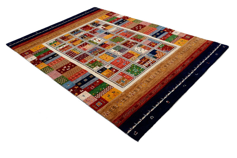 Gabbeh Rug - Loribaft Indus - 245 x 170 cm - multicolored