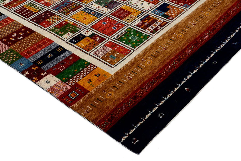 Gabbeh Rug - Loribaft Indus - 245 x 170 cm - multicolored