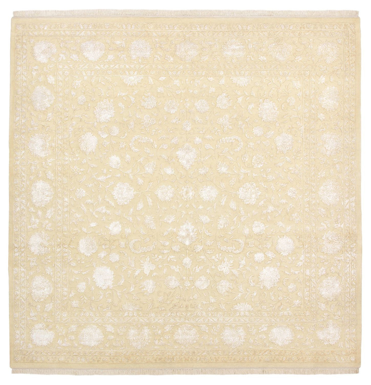 Oriental Rug square  - 253 x 251 cm - light beige