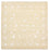Oriental Rug square  - 253 x 251 cm - light beige