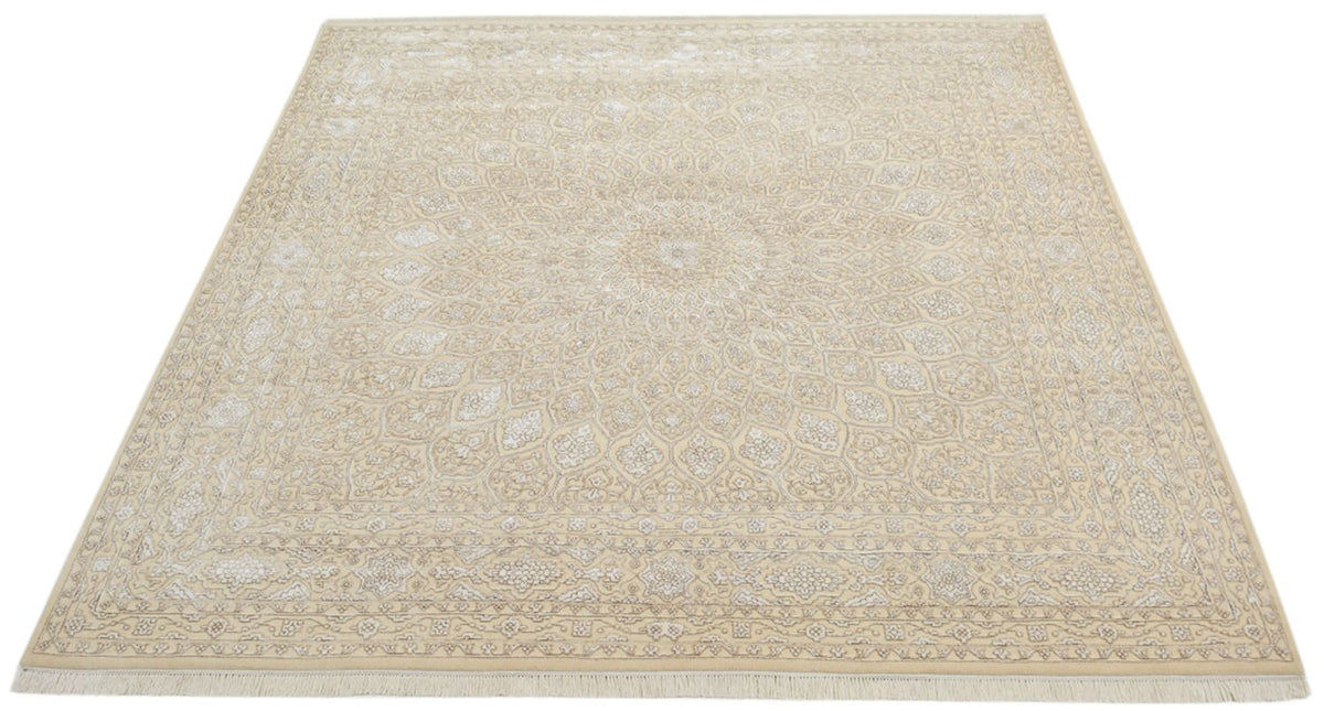Oriental Rug square  - 246 x 245 cm - dark beige