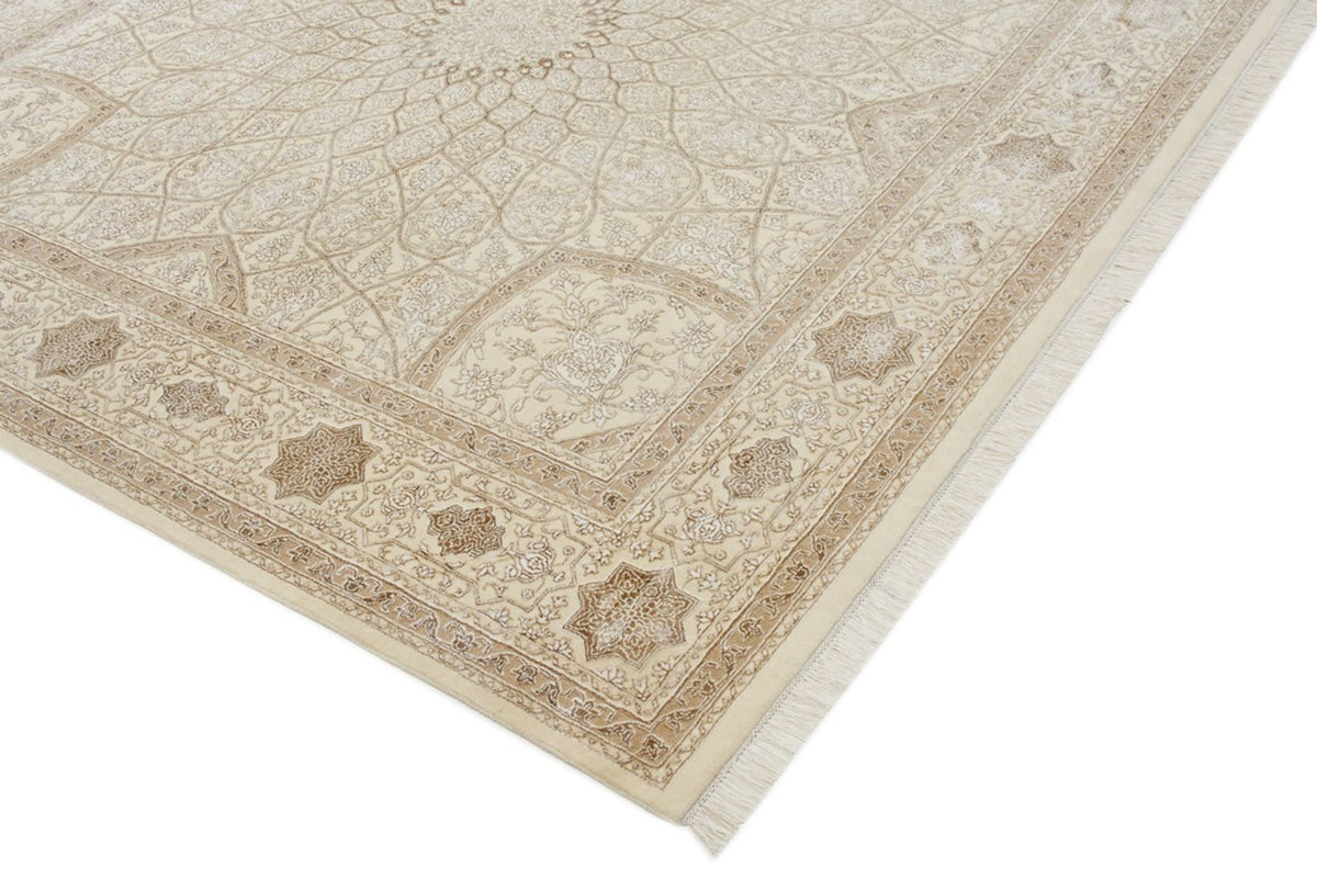 Oriental Rug square  - 251 x 249 cm - dark beige