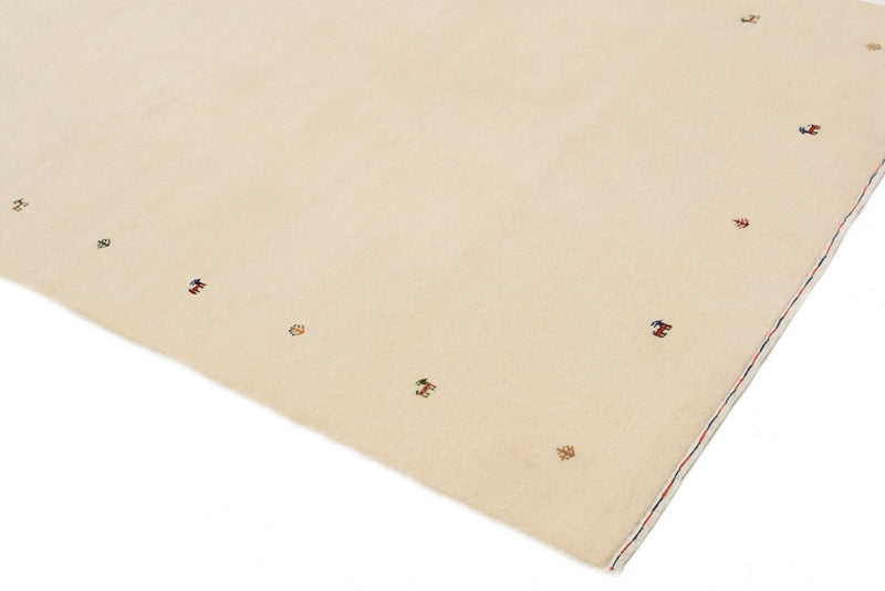 Runner Gabbeh Rug - Loribaft Indus - 334 x 128 cm - cream