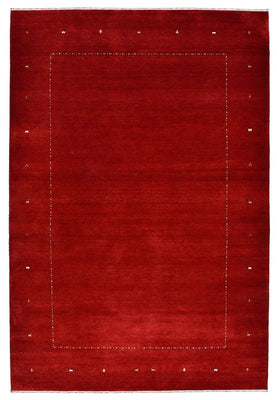 Gabbeh Rug - Loribaft Indus - 305 x 208 cm - red
