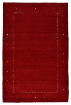 Gabbeh Rug - Loribaft Indus - 302 x 204 cm - red