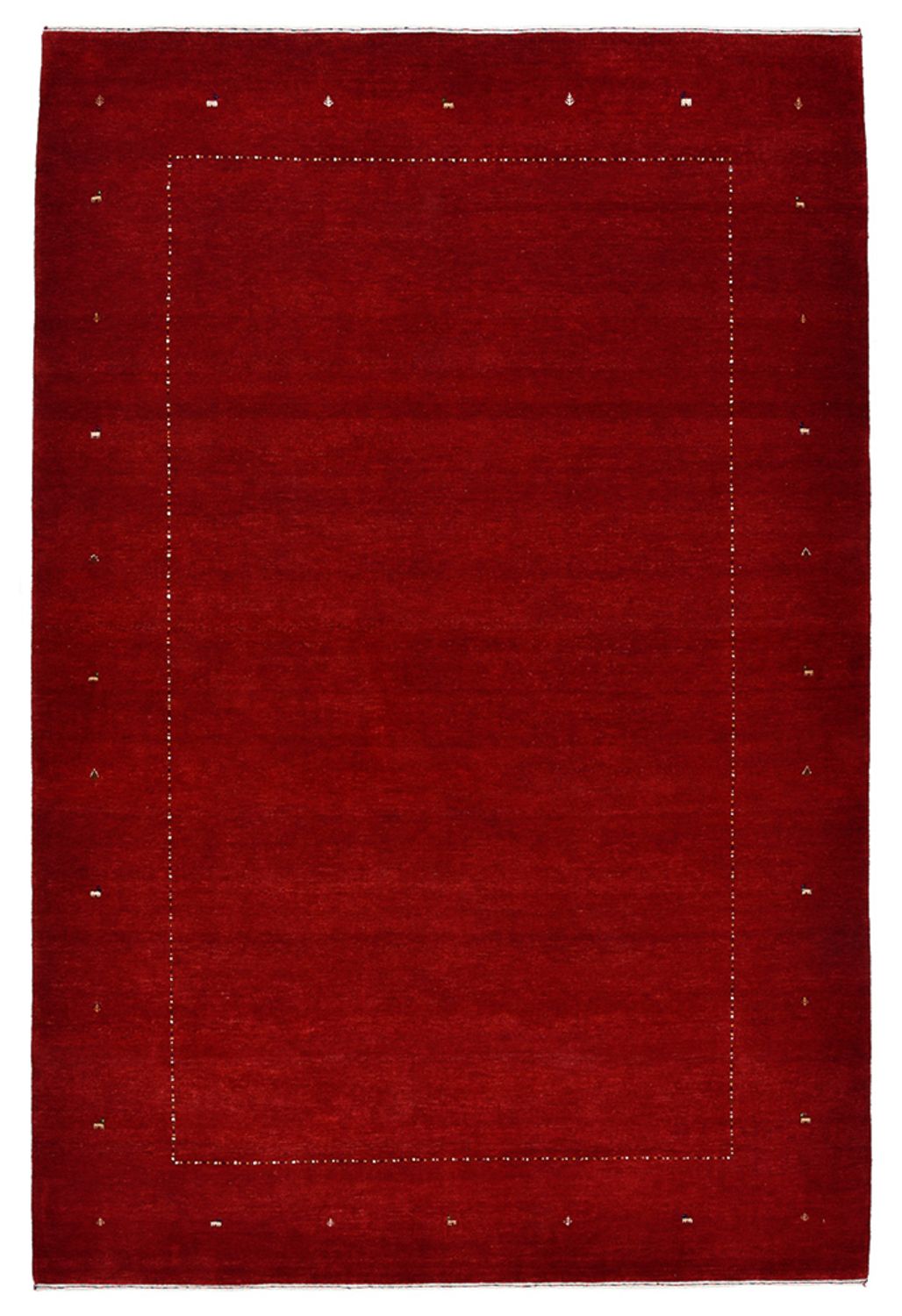 Gabbeh Rug - Loribaft Indus - 302 x 204 cm - red