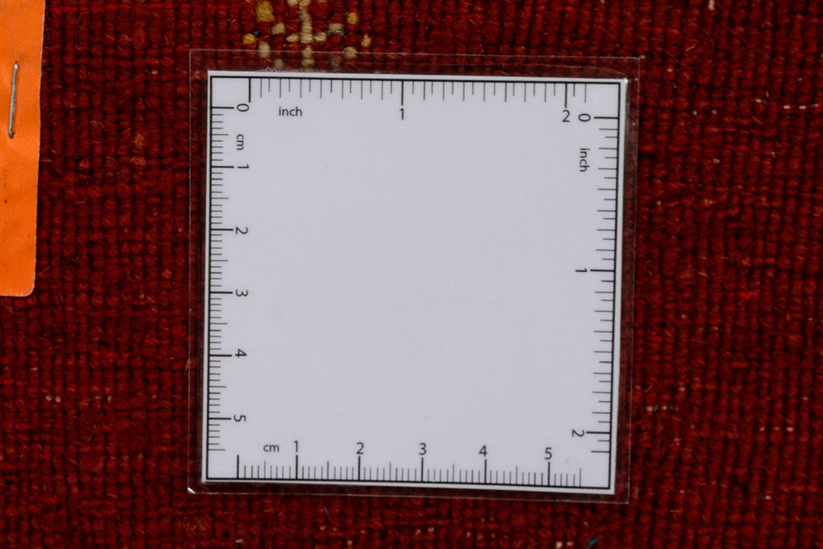 Gabbeh Rug - Loribaft Indus - 302 x 204 cm - red