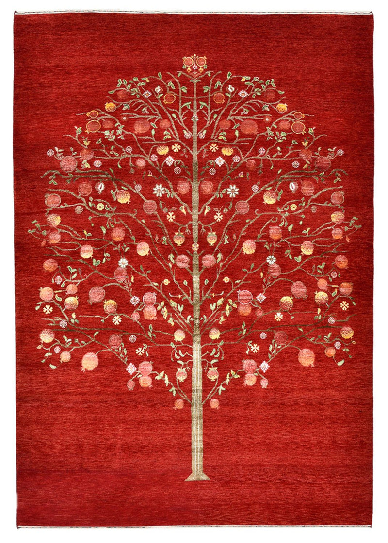 Gabbeh Rug - Loribaft Indus - 245 x 173 cm - red