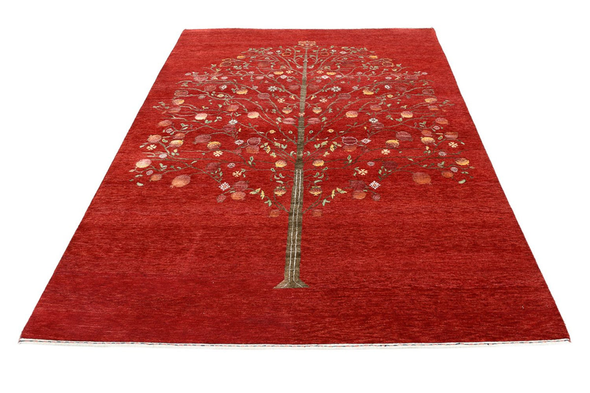 Gabbeh Rug - Loribaft Indus - 245 x 173 cm - red