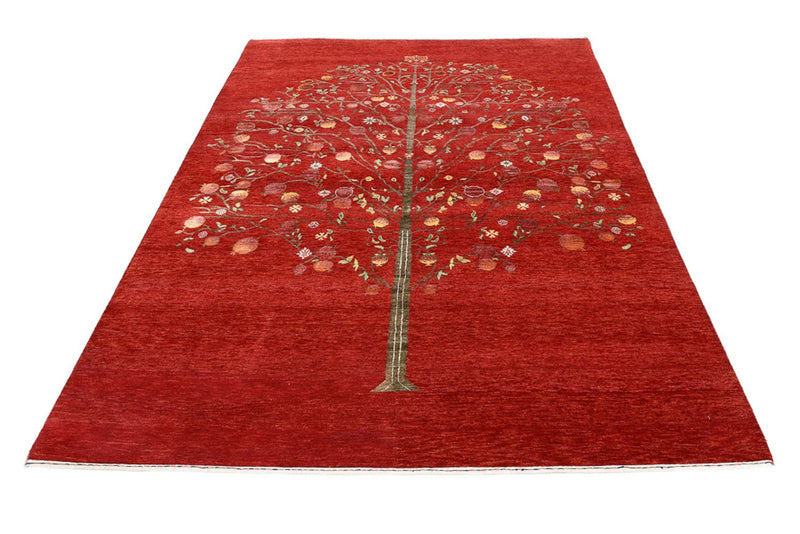 Gabbeh Rug - Loribaft Indus - 245 x 173 cm - red