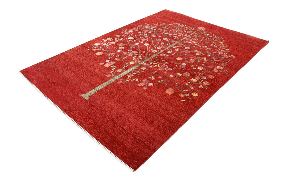 Gabbeh Rug - Loribaft Indus - 245 x 173 cm - red