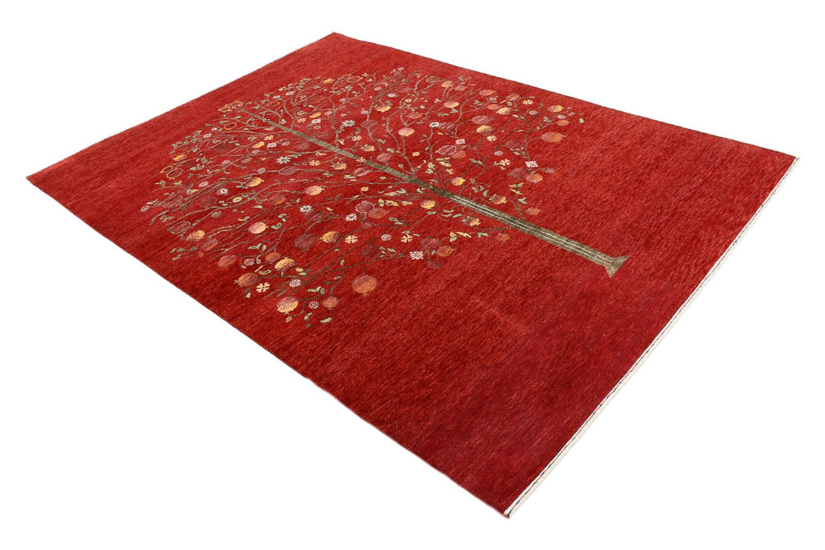 Gabbeh Rug - Loribaft Indus - 245 x 173 cm - red