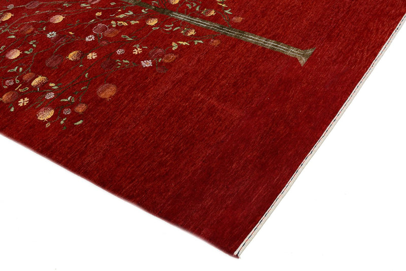 Gabbeh Rug - Loribaft Indus - 245 x 173 cm - red