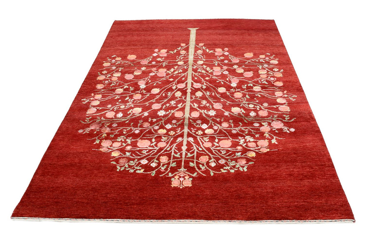 Gabbeh Rug - Loribaft Indus - 245 x 173 cm - red