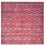 Designer Rug square  - 321 x 319 cm - light red