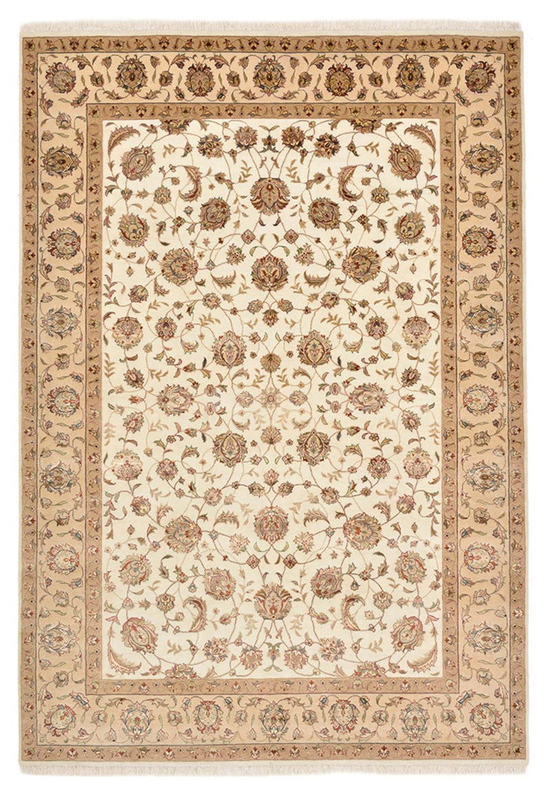 Oriental Rug - Tabriz - 241 x 167 cm - light beige