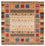 Gabbeh Rug - Loribaft Indus square  - 203 x 201 cm - multicolored