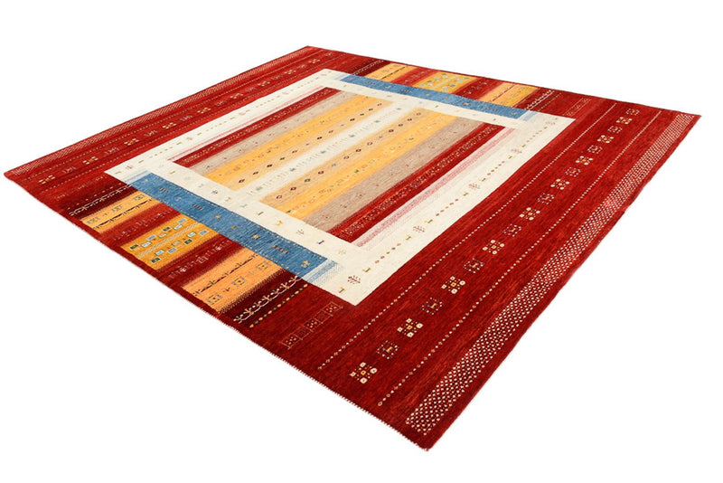 Gabbeh Rug - Loribaft Indus - 244 x 173 cm - multicolored