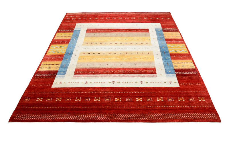 Gabbeh Rug - Loribaft Indus - 244 x 173 cm - multicolored