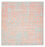 Designer Rug square  - 255 x 248 cm - orange