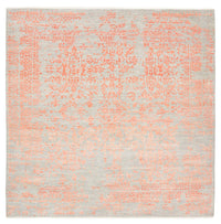 Designer Rug square  - 254 x 251 cm - orange