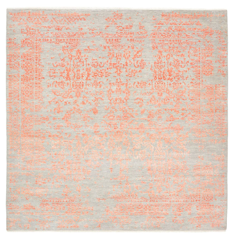 Designer Rug square  - 254 x 251 cm - orange