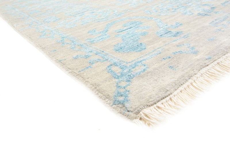 Designer Rug square  - 309 x 301 cm - light blue