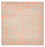 Designer Rug square  - 304 x 303 cm - orange