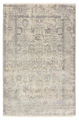 Designer Rug - 186 x 124 cm - light grey