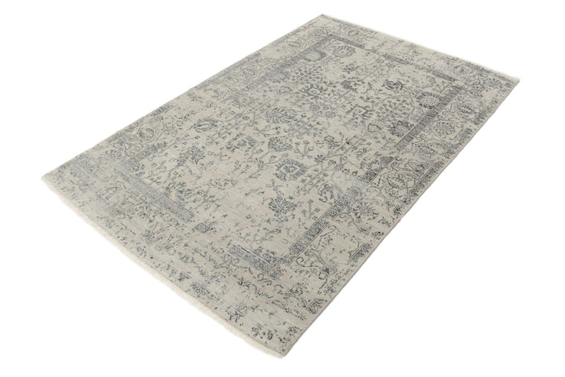 Designer Rug - 186 x 124 cm - light grey