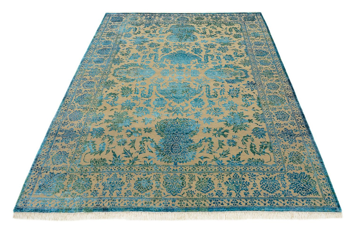 Designer Rug - 175 x 123 cm - light blue