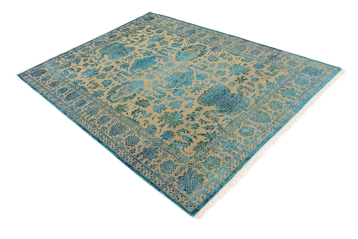 Designer Rug - 175 x 123 cm - light blue