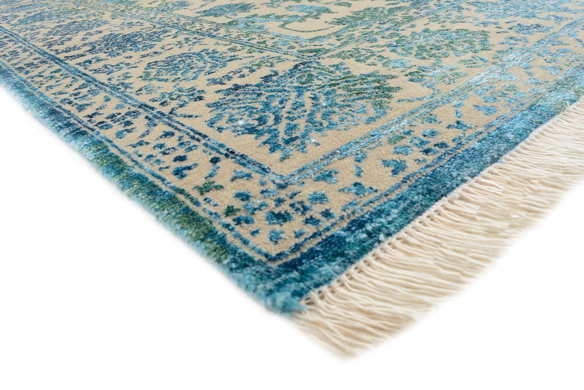 Designer Rug - 175 x 123 cm - light blue