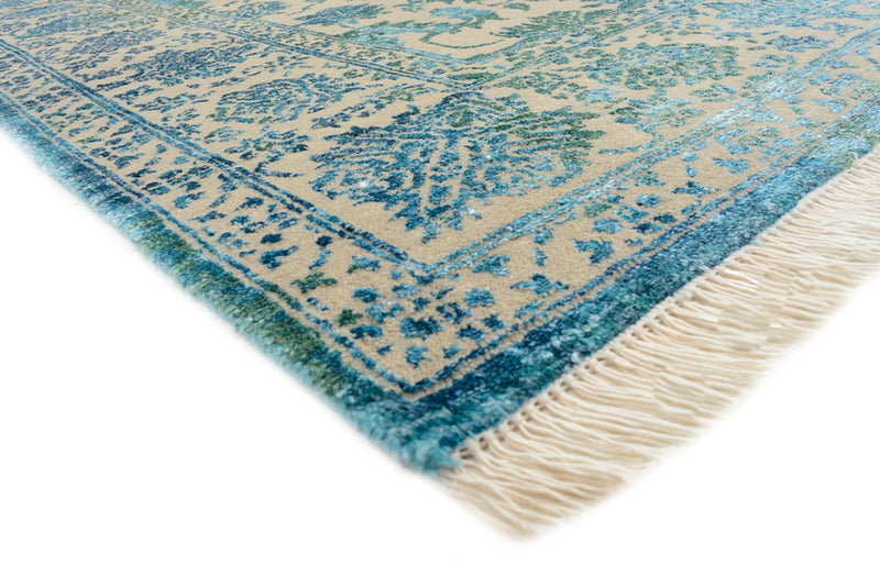 Designer Rug - 175 x 123 cm - light blue