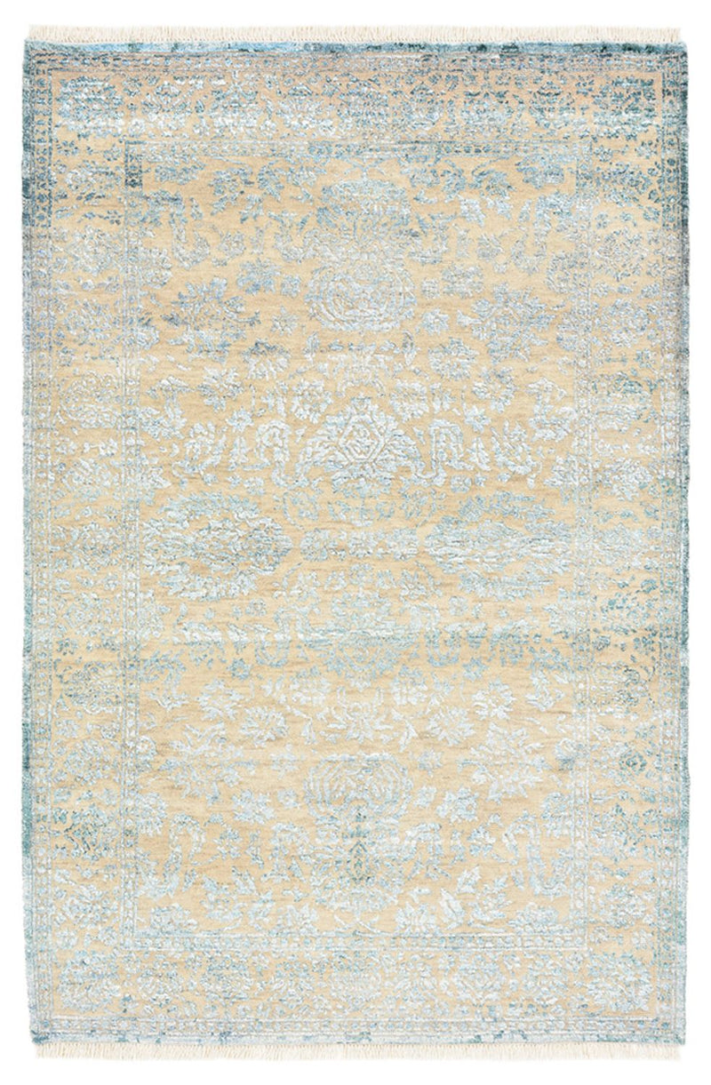 Designer Rug - 152 x 103 cm - light blue