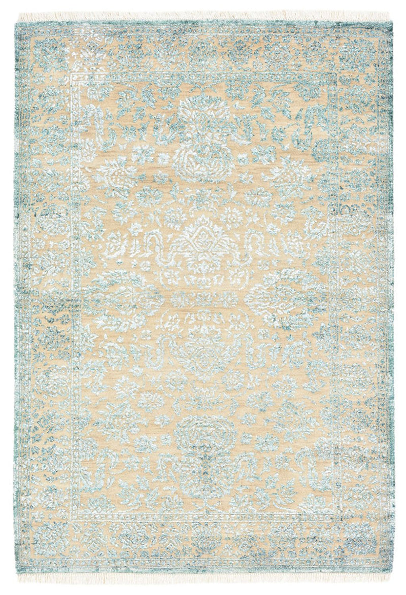 Designer Rug - 151 x 106 cm - light blue