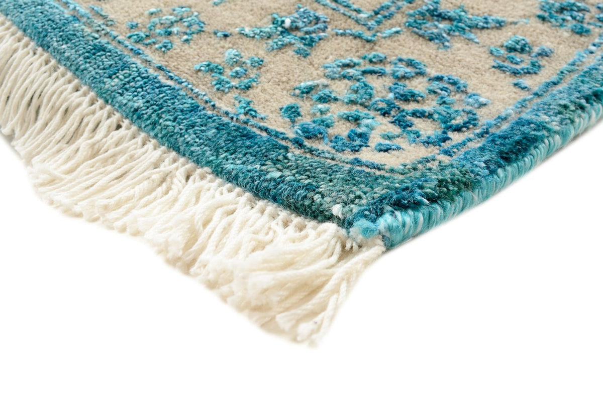 Designer Rug - 301 x 203 cm - light blue