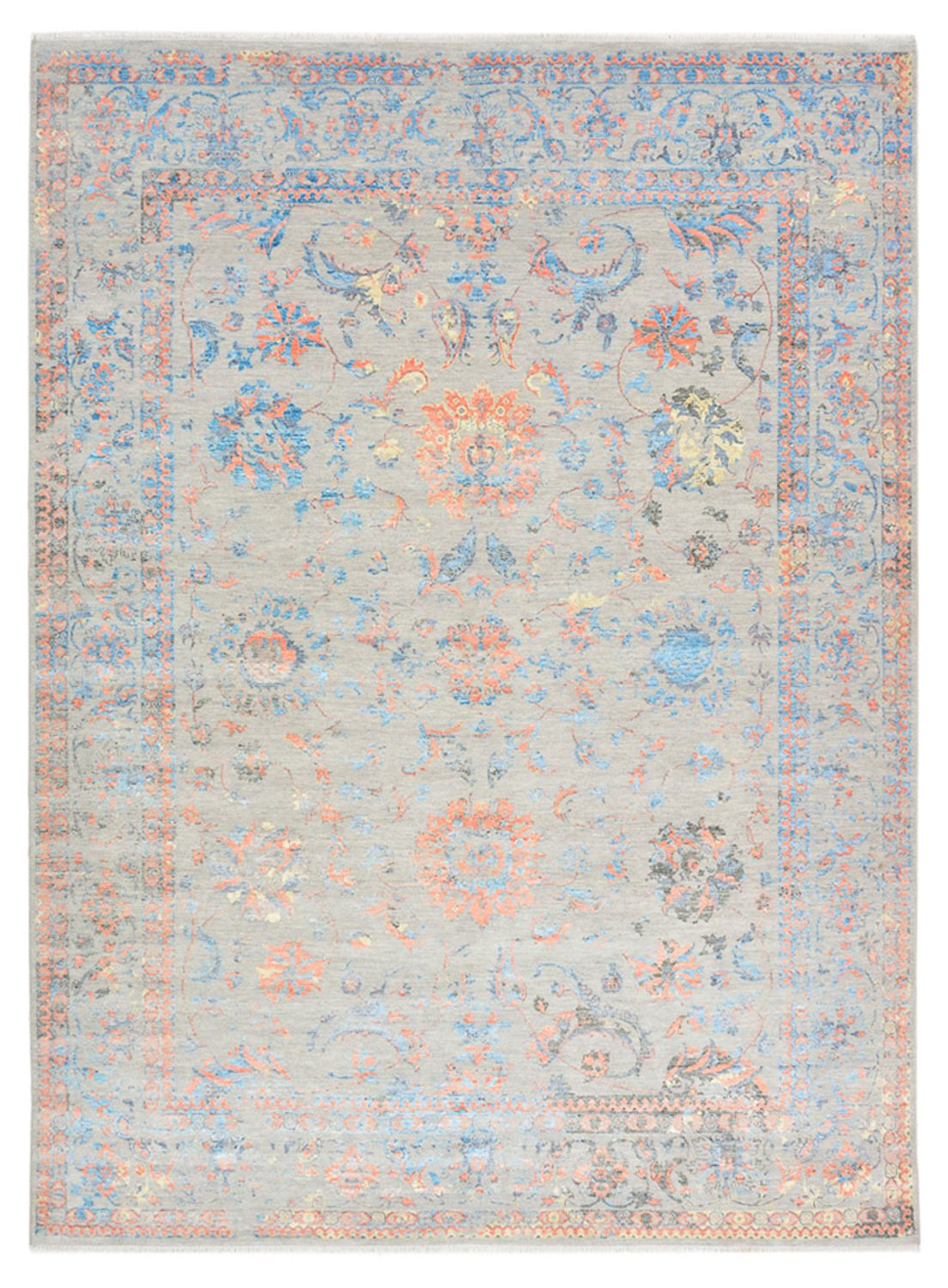 Designer Rug - 366 x 271 cm - light blue