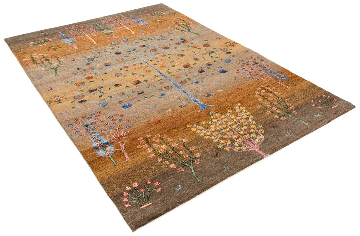Gabbeh Rug - Loribaft Indus - 244 x 174 cm - multicolored