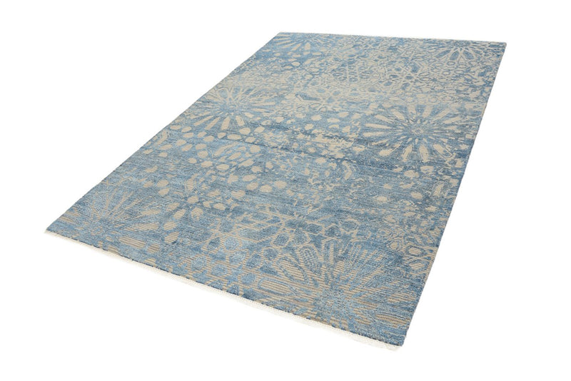 Designer Rug - 240 x 173 cm - sea blue