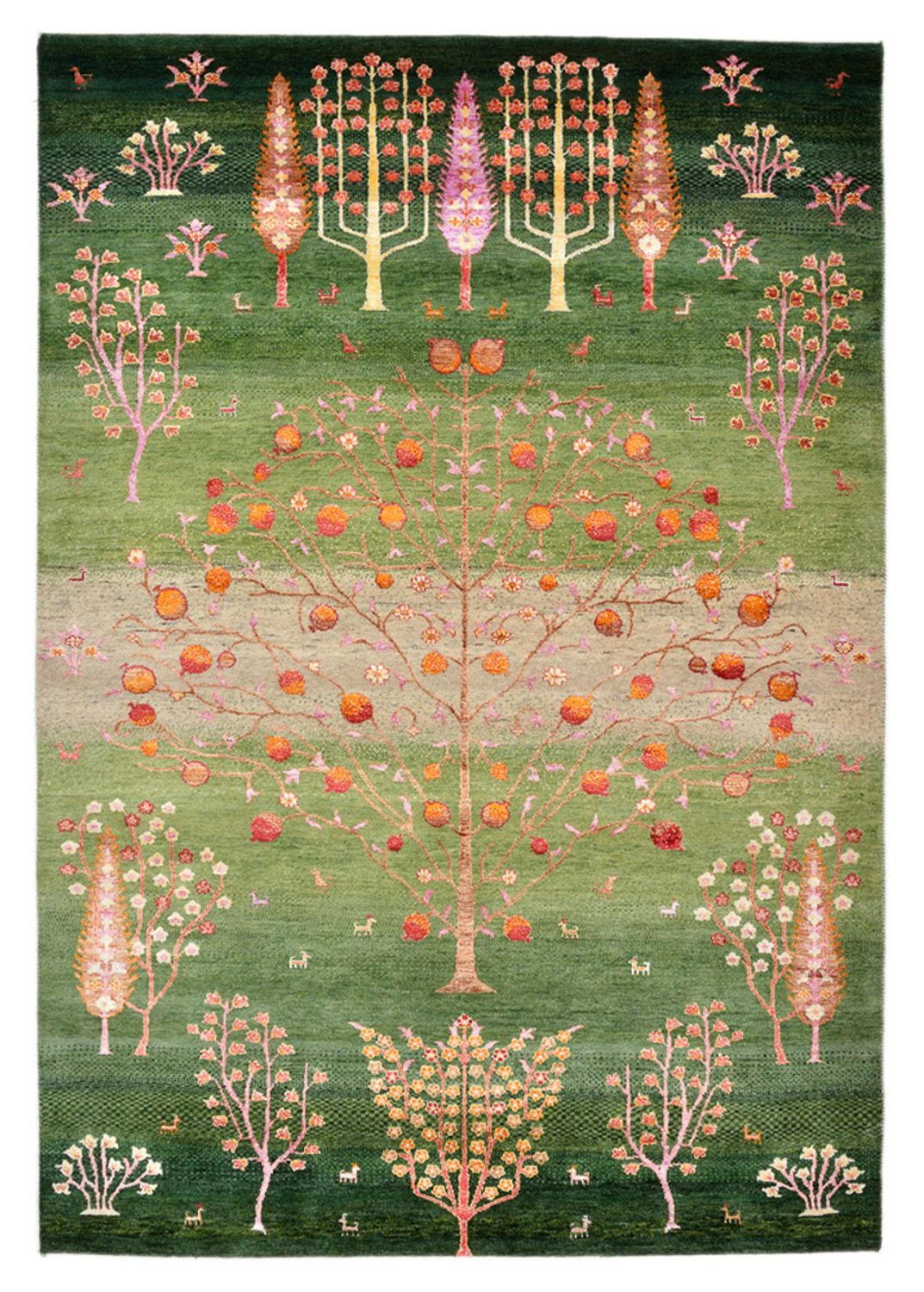 Gabbeh Rug - Loribaft Indus - 246 x 171 cm - multicolored