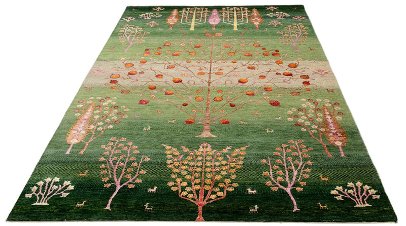 Gabbeh Rug - Loribaft Indus - 246 x 171 cm - multicolored