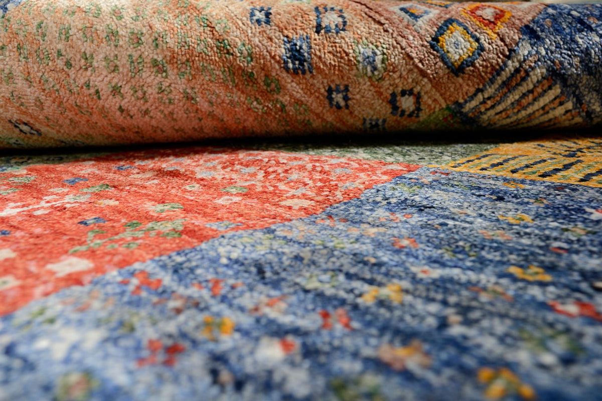 Gabbeh Rug - Loribaft Indus - 246 x 171 cm - multicolored