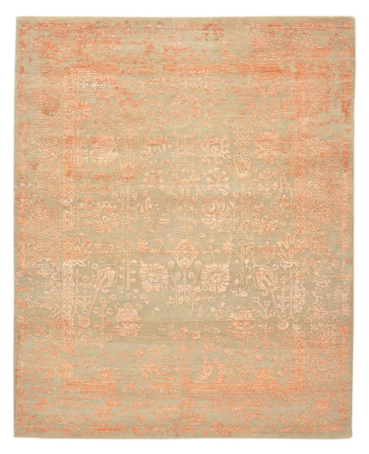 Designer Rug - 186 x 151 cm - orange