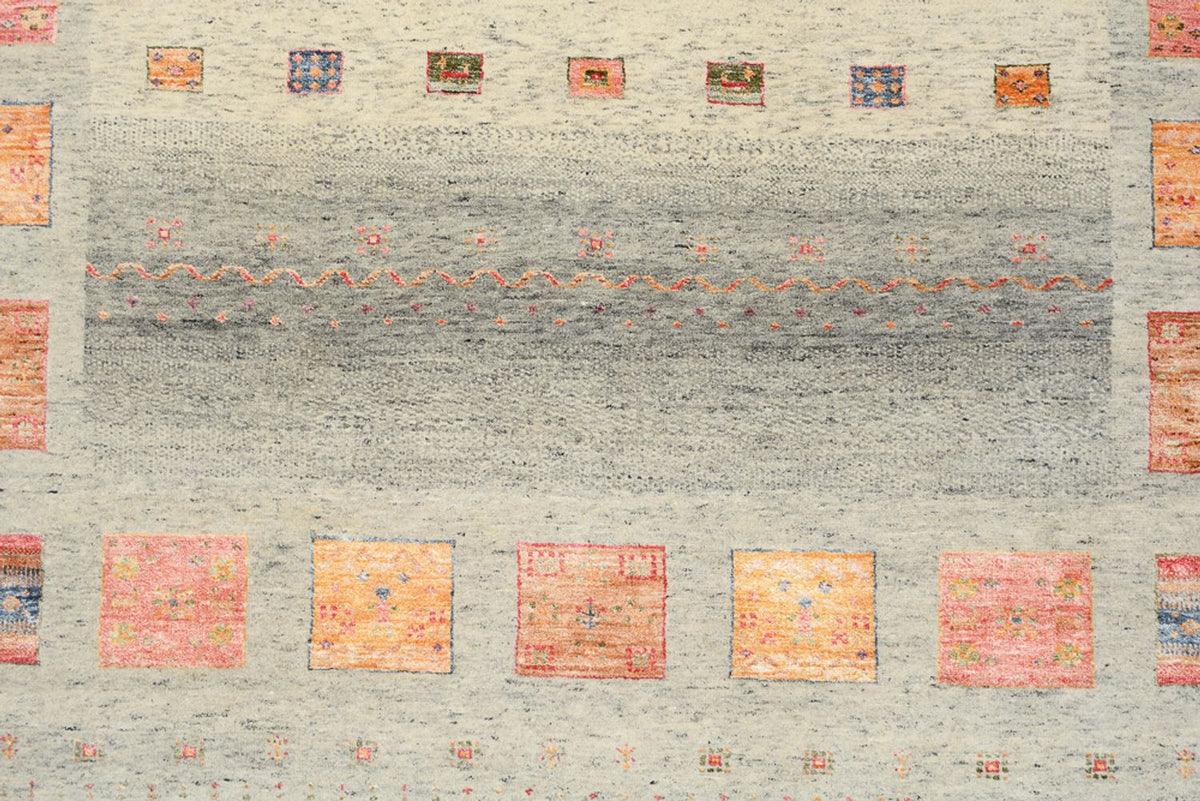 Gabbeh Rug - Loribaft Indus - 244 x 176 cm - multicolored
